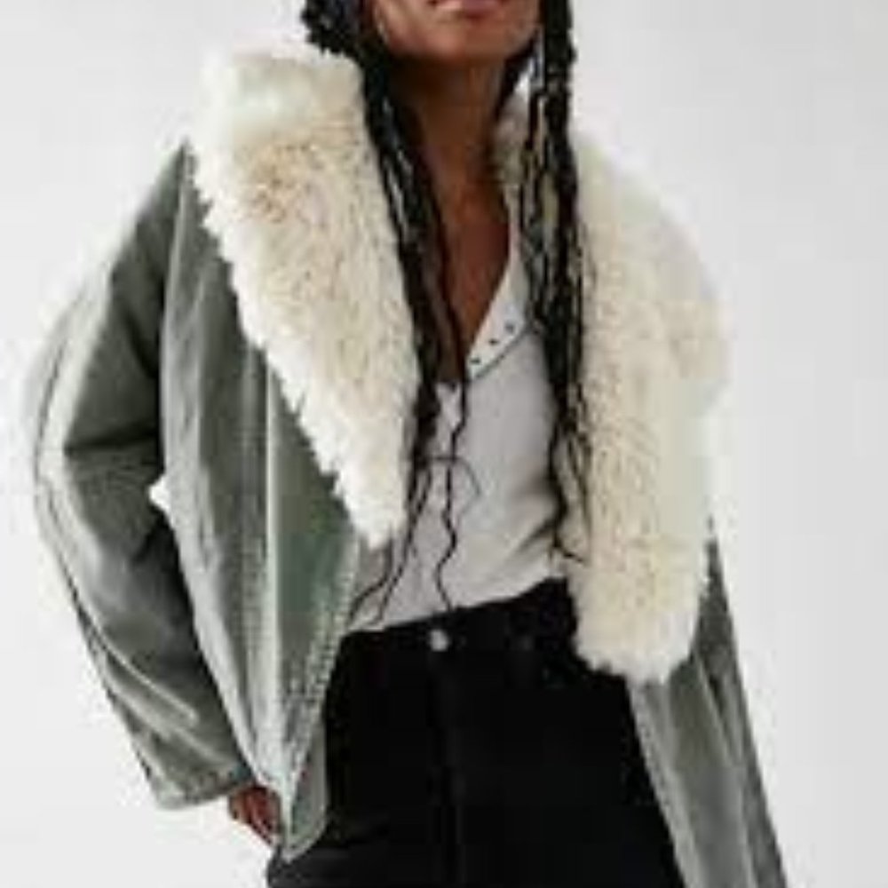 Free People Lolo Denim Jacket XS NWOT